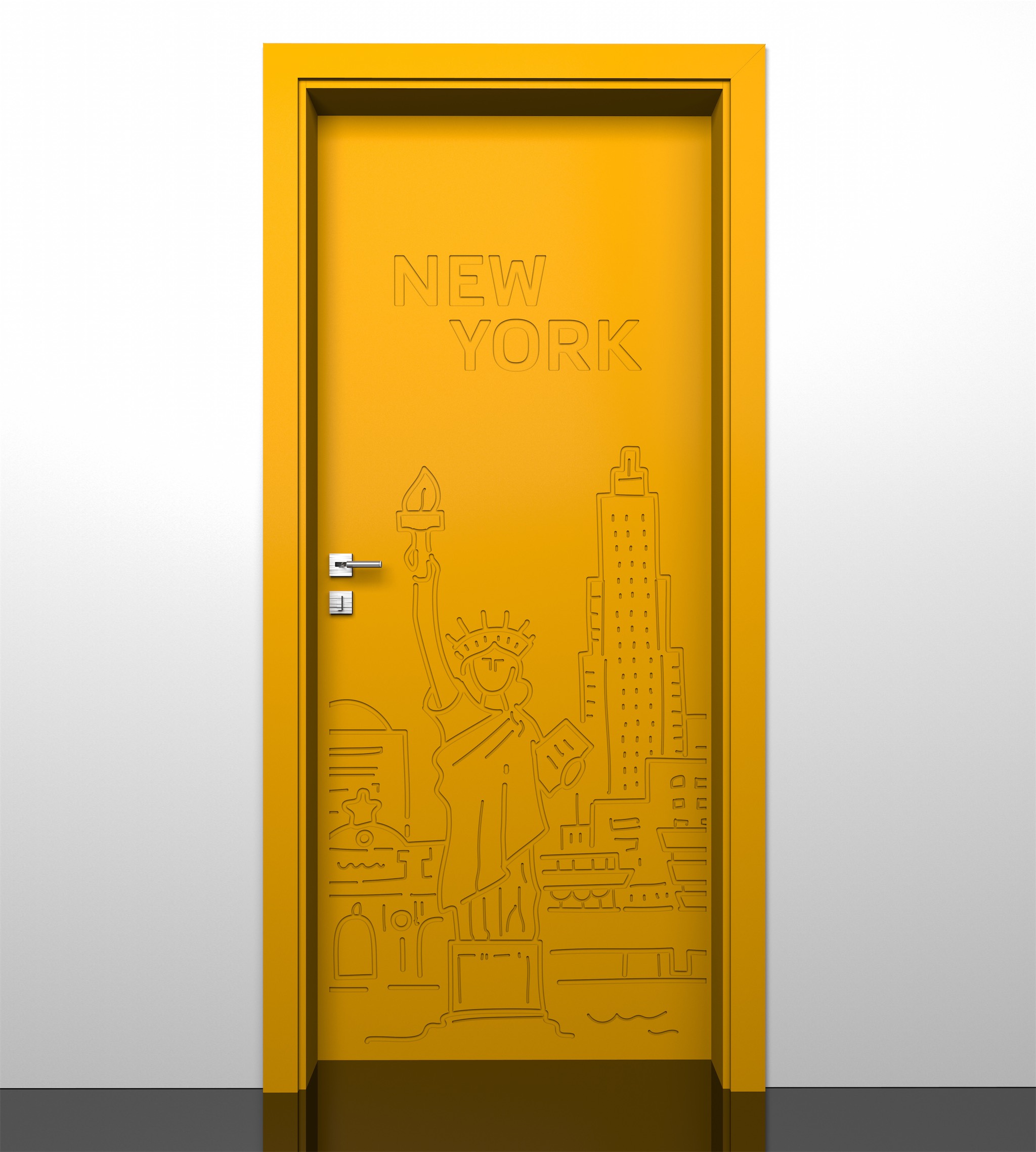 grafiX NewYork beltéri ajtó | Ajtóház